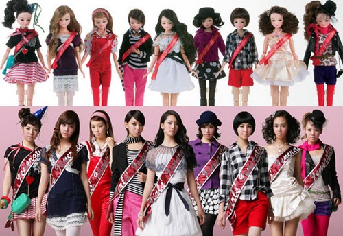Girls Generation Cartoon. girls generation doll