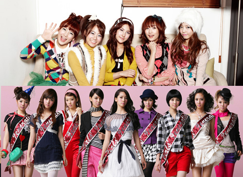 Girls' Generation & KARA Take Over “Music Station Super Live 2010″